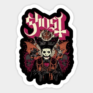 Ghost Band Sticker